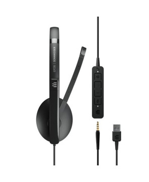 Buy EPOS | Sennheiser ADAPT 135T USB II 1000900 Single-Sided USB-A Headset with 3.5 mm Jack and Detachable USB Cable