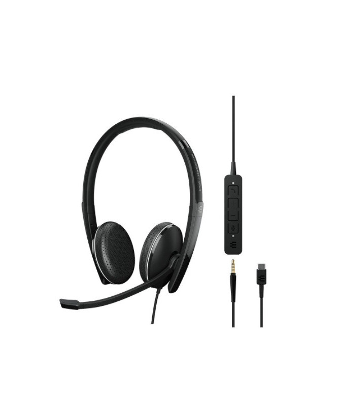 Buy EPOS | Sennheiser ADAPT 165T USB-C II Stereo Headset with 3.5mm Jack and USB-C Connectivity 1000906