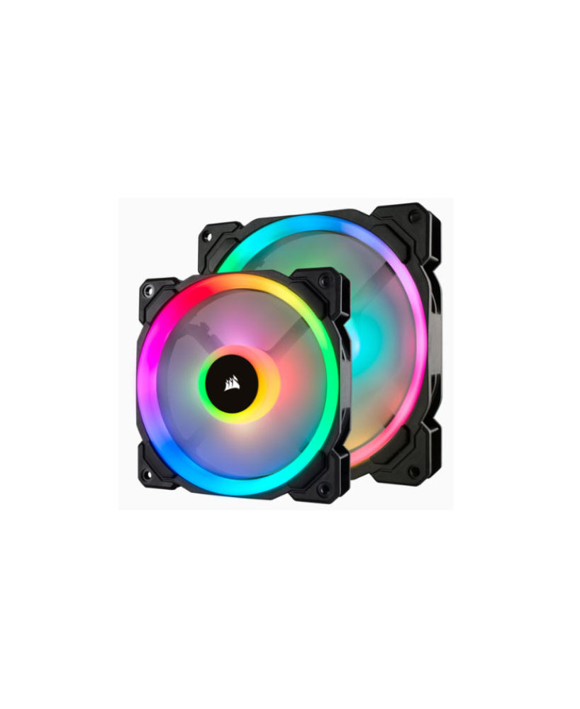 Buy Corsair 3 Pack 120mm Dual Light Loop RGB LED PWM Fan with Lighting Node Pro CO-9050072-WW