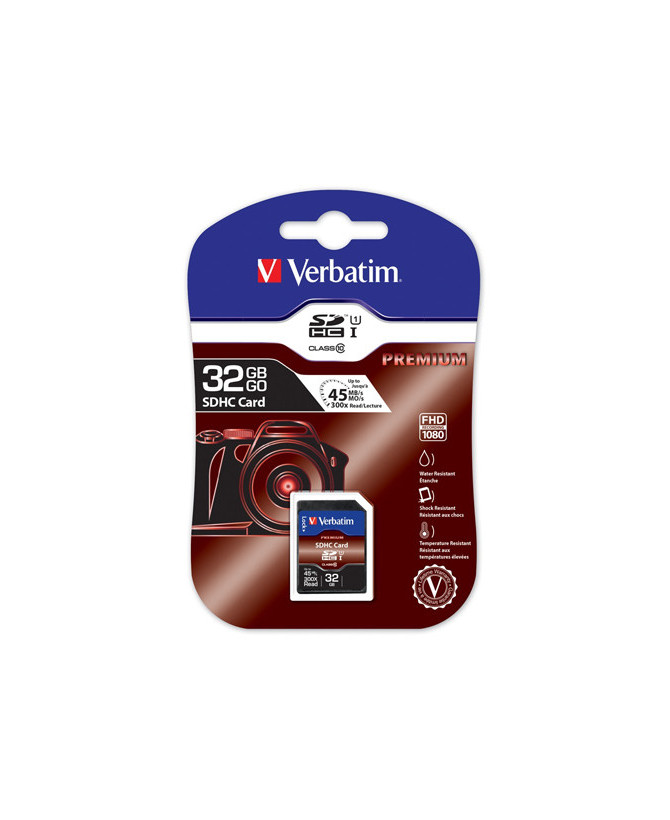 Buy Verbatim SDHC 32GB Flash Memory Card 43963