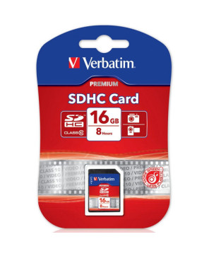 Buy Verbatim SDHC 16GB Flash Memory Card 43962