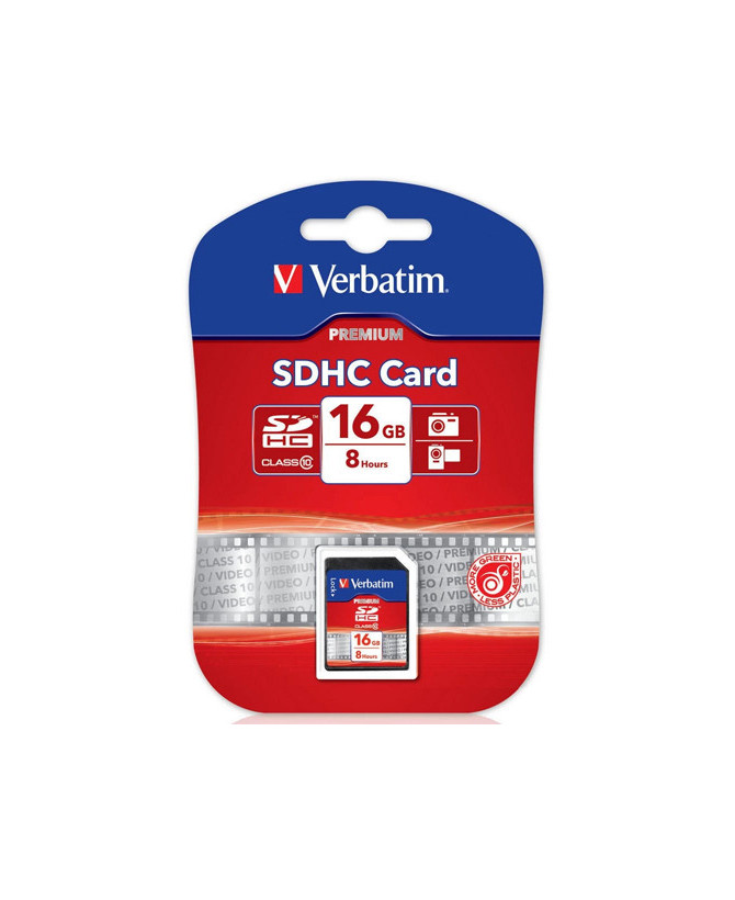 Buy Verbatim SDHC 16GB Flash Memory Card 43962