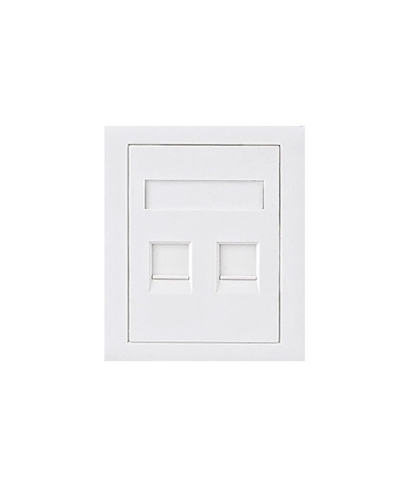 Buy Astrotek 2-Port Socket CAT5e RJ45 Network Wall Face Plate ATP-SC-5E-2