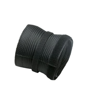 Buy Brateck Black Flexible Cable Wrap Sleeve with Hook and Loop Fastener VS-135-B