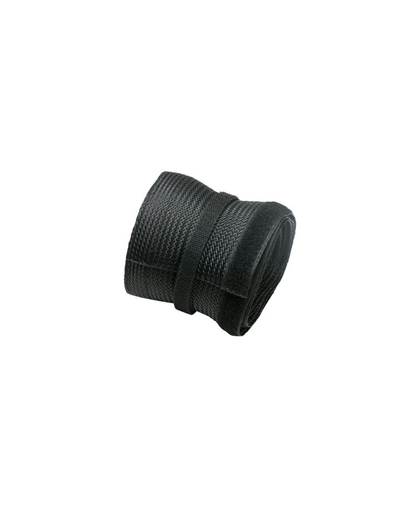 Buy Brateck Black Flexible Cable Wrap Sleeve with Hook and Loop Fastener VS-135-B