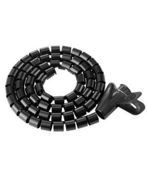 Buy Brateck 15mm/0.59" Diameter Coiled Tube Cable Sleeve in Black HC-15-B