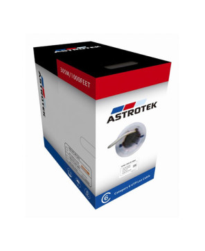 Buy Astrotek 305m Cat6 UTP Cable Roll ATP-ORNGU6-305M