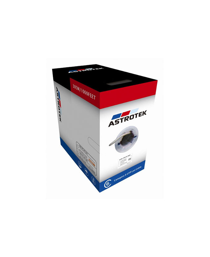 Buy Astrotek 305m Cat6 UTP Cable Roll ATP-ORNGU6-305M