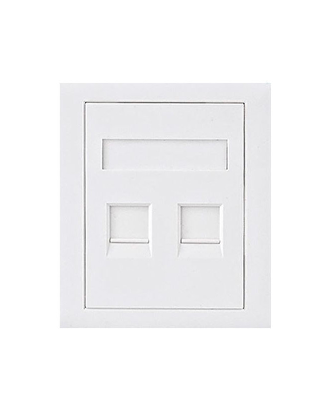 Astrotek Cat6 Rj45 Wall Face Plate 86x86mm 2 Port Socket Kit ATP-SC-6-2