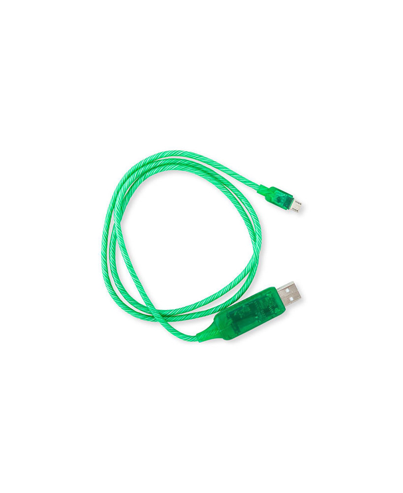 Buy Astrotek 1m LED Micro USB-Charger Cable in Green CK-VS802-GN