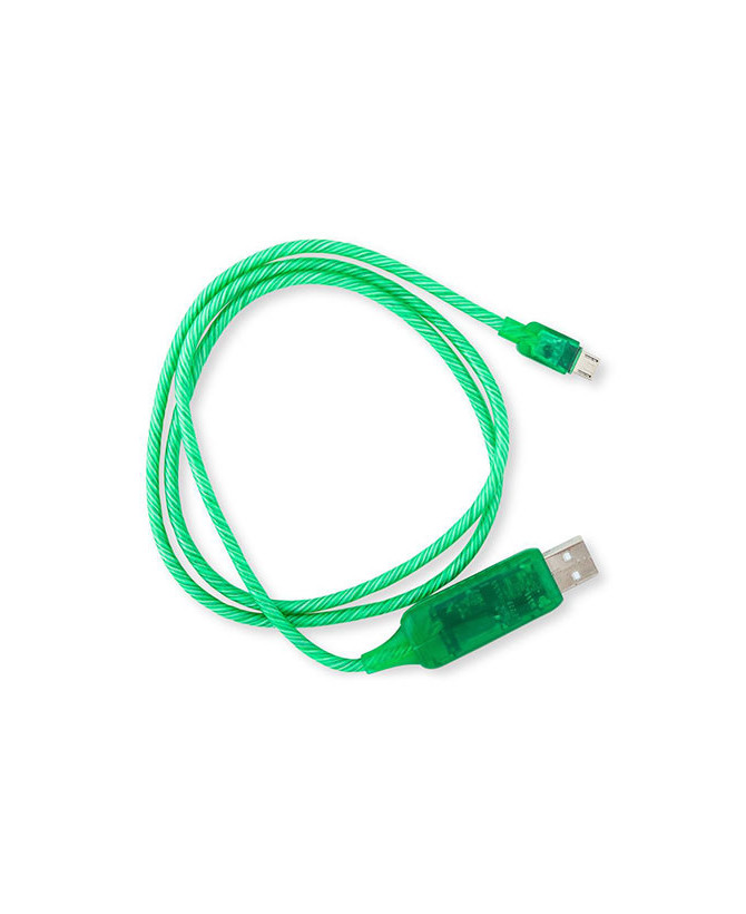 Buy Astrotek 1m LED Micro USB-Charger Cable in Green CK-VS802-GN