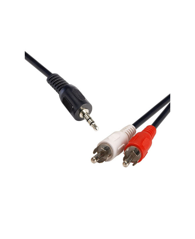 Buy 8Ware 2m 3.5 Stereo Plug to 2 x RCA Plug Cable QK-8057