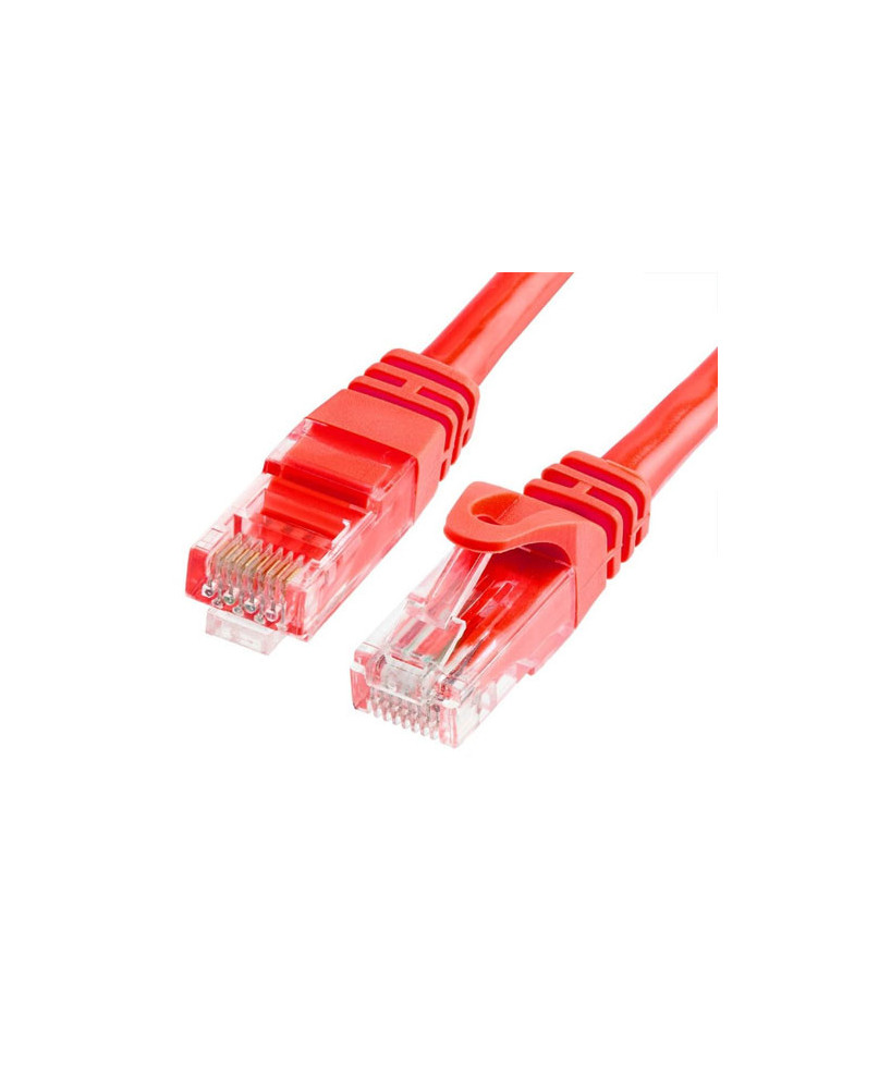 Astrotek 1m Premium CAT6 RJ45 Ethernet Network LAN UTP Patch Cord in Red AT-RJ45REDU6-1M for Network Devices