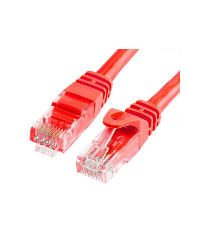 Astrotek 1m Premium CAT6 RJ45 Ethernet Network LAN UTP Patch Cord in Red AT-RJ45REDU6-1M for Network Devices