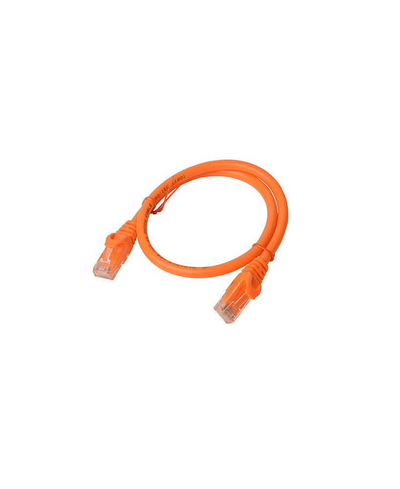 Buy 8Ware 25cm Snagless Cat6a UTP Ethernet Cable in Orange PL6A-0.25ORG