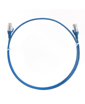 8Ware 2m Premium Ultra Thin CAT6 RJ45 Ethernet Network LAN UTP Patch Cord in Blue CAT6THINBL-2M