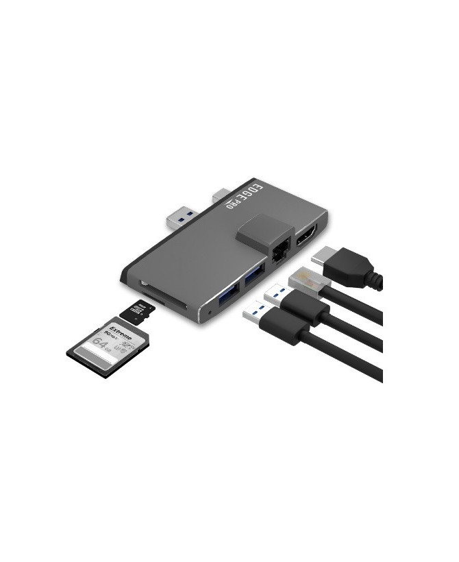 Buy mBeat Edge Pro Multifunction USB- C Hub MB-EGE-P68GRY for Microsoft Surface Pro