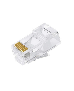 Buy Astrotek CAT6 UTP RJ45 Connector 8P8C Network Plug 3 Prong Blade 3U" Gold plating (50pcs/bag) ATP-8P8C-6