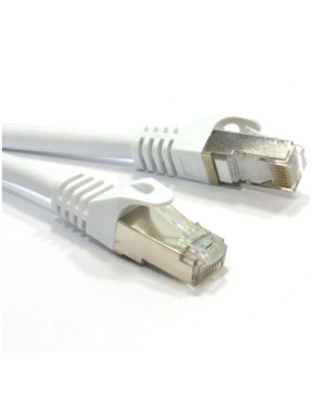 Buy Astrotek 1m CAT6A 10GbE RJ45 Ethernet Network LAN S/FTP LSZH Cable in Grey/White AT-RJ45GRF6A-1M