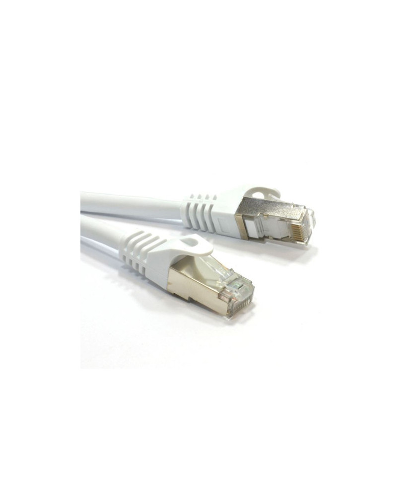 Buy Astrotek 1m CAT6A 10GbE RJ45 Ethernet Network LAN S/FTP LSZH Cable in Grey/White AT-RJ45GRF6A-1M