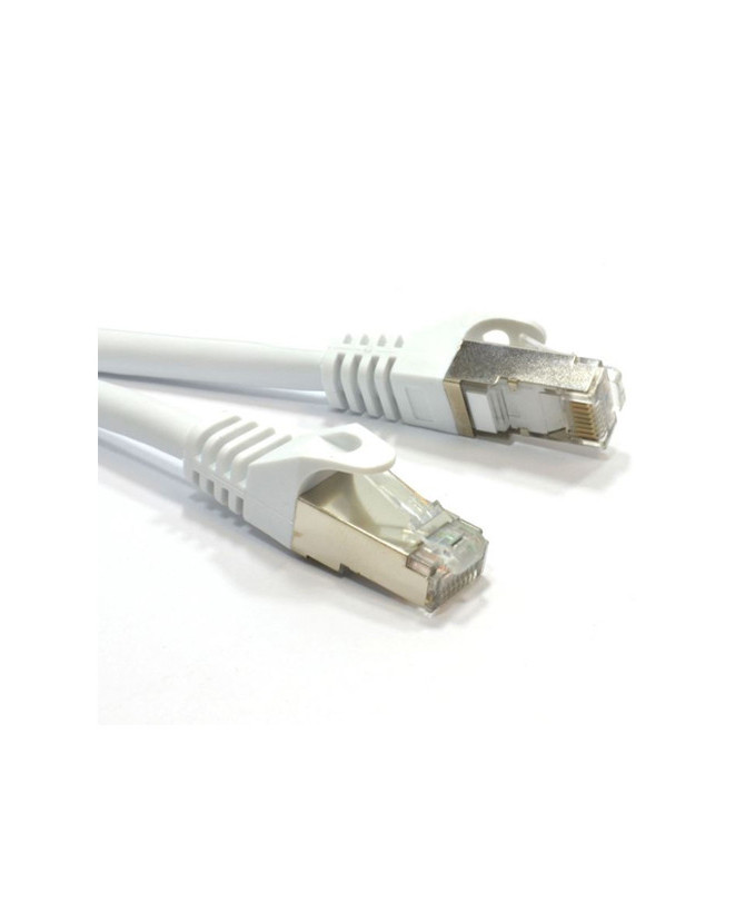 Buy Astrotek 1m CAT6A 10GbE RJ45 Ethernet Network LAN S/FTP LSZH Cable in Grey/White AT-RJ45GRF6A-1M