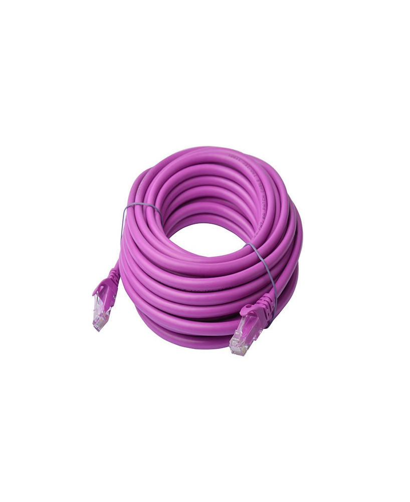 8Ware 10m Snagless CAT6a UTP Ethernet Cable in Purple PL6A-10PUR