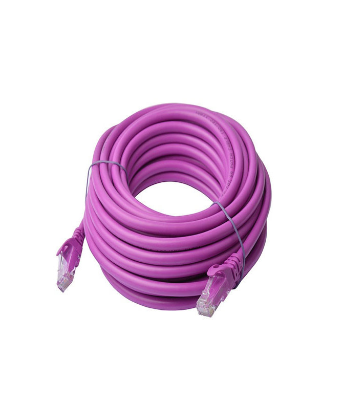 8Ware 10m Snagless CAT6a UTP Ethernet Cable in Purple PL6A-10PUR