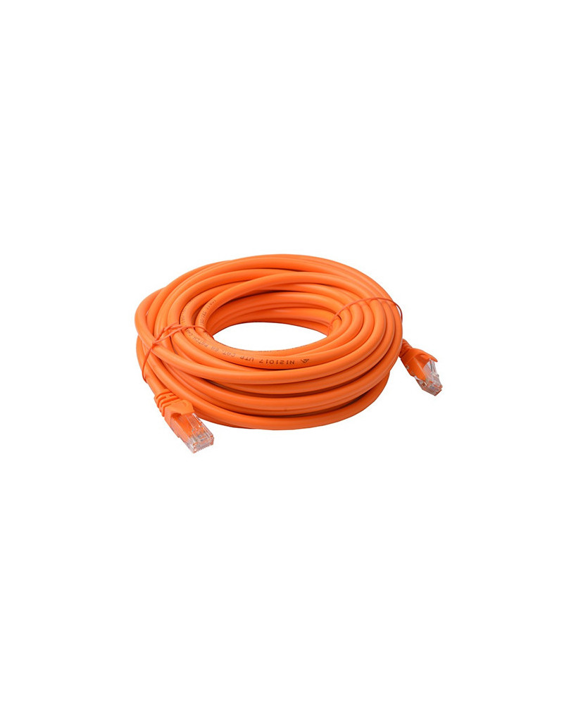 Buy 8ware 10m Snagless CAT6a UTP Ethernet Cable in Orange PL6A-10ORG