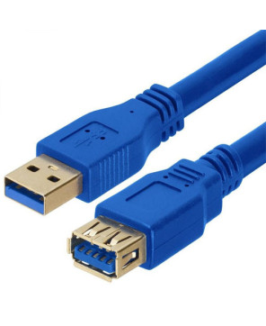 Buy Astrotek 2m Type-A M to Type-A F USB 3.0 Extension Cable in Blue AT-USB3-AA-2M