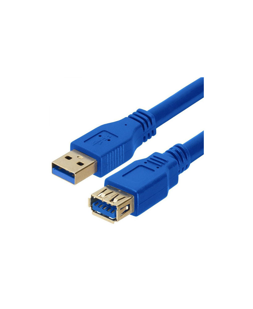 Buy Astrotek 2m Type-A M to Type-A F USB 3.0 Extension Cable in Blue AT-USB3-AA-2M