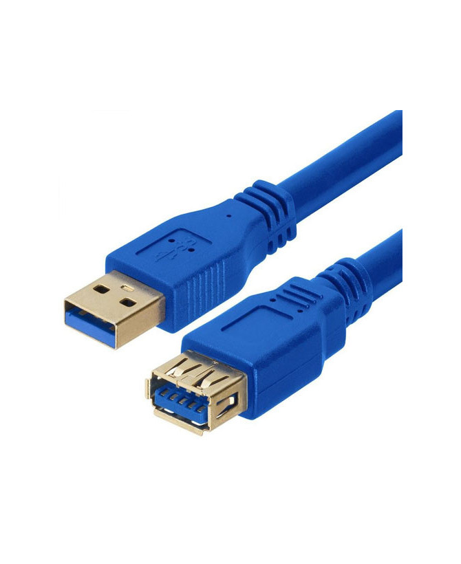 Buy Astrotek 2m Type-A M to Type-A F USB 3.0 Extension Cable in Blue AT-USB3-AA-2M