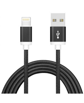 Buy Astrotek 2m USB Lightning Data Sync Charger Black Cable AT-USBLIGHTNINGB-2M for iPhone 6S 6 Plus 5 5S iPad Air Mini iPod