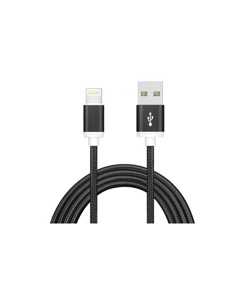 Buy Astrotek 2m USB Lightning Data Sync Charger Black Cable AT-USBLIGHTNINGB-2M for iPhone 6S 6 Plus 5 5S iPad Air Mini iPod