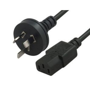 Buy Astrotek 2m Male Wall 240v PC to Power Socket 3Pin to IEC 320-C13 AU Power Cable AT-IEC-2M for Notebook