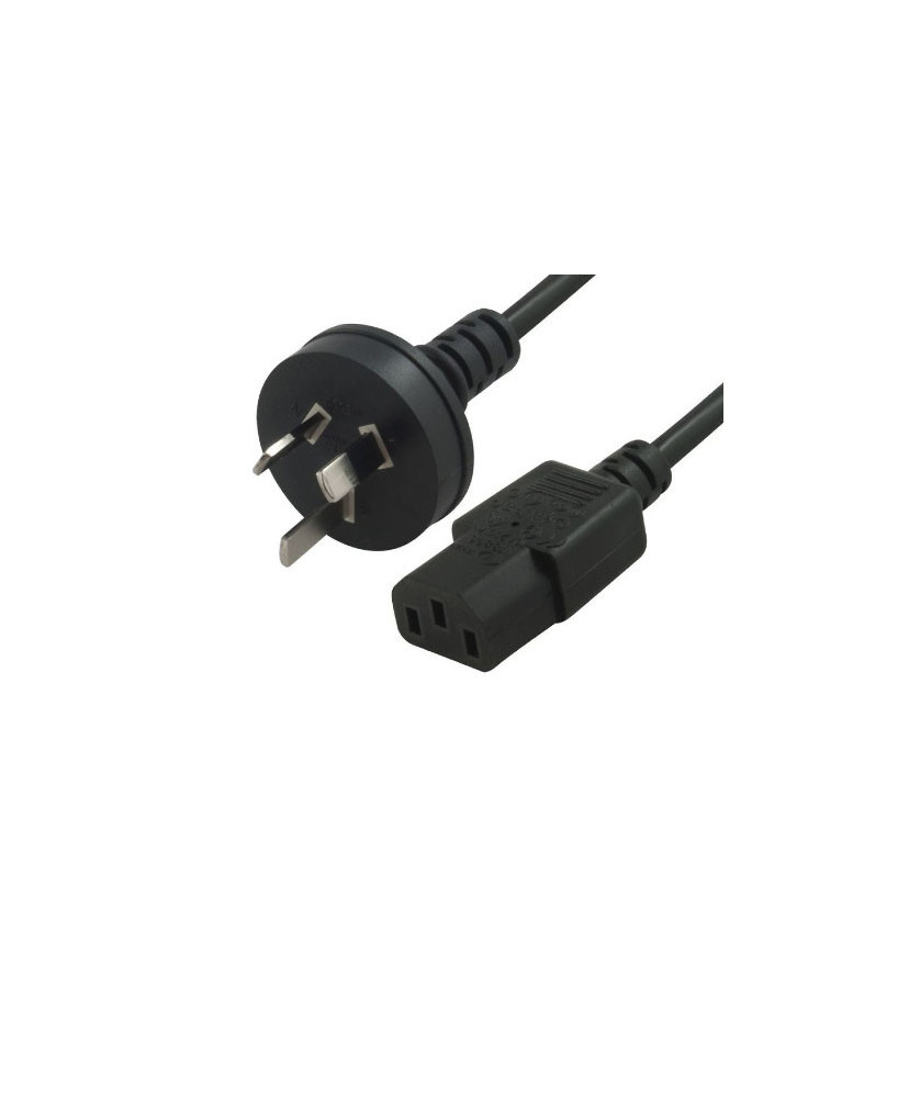 Buy Astrotek 2m Male Wall 240v PC to Power Socket 3Pin to IEC 320-C13 AU Power Cable AT-IEC-2M for Notebook