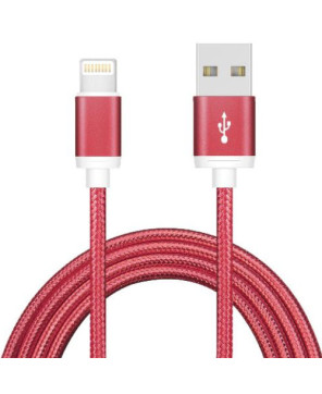 Buy Astrotek 1m USB Lightning Data Sync Charger Cable in Red AT-USBLIGHTNINGR-1M for iPhone, iPad Air and Mini iPod