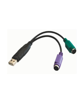 Buy Astrotek 15cm USB 2.0 to PS2 Cable in Black AT-USB-PS2 for Mouse and Keyboard 