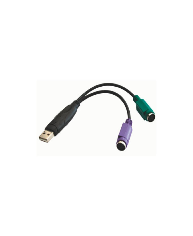 Buy Astrotek 15cm USB 2.0 to PS2 Cable in Black AT-USB-PS2 for Mouse and Keyboard 