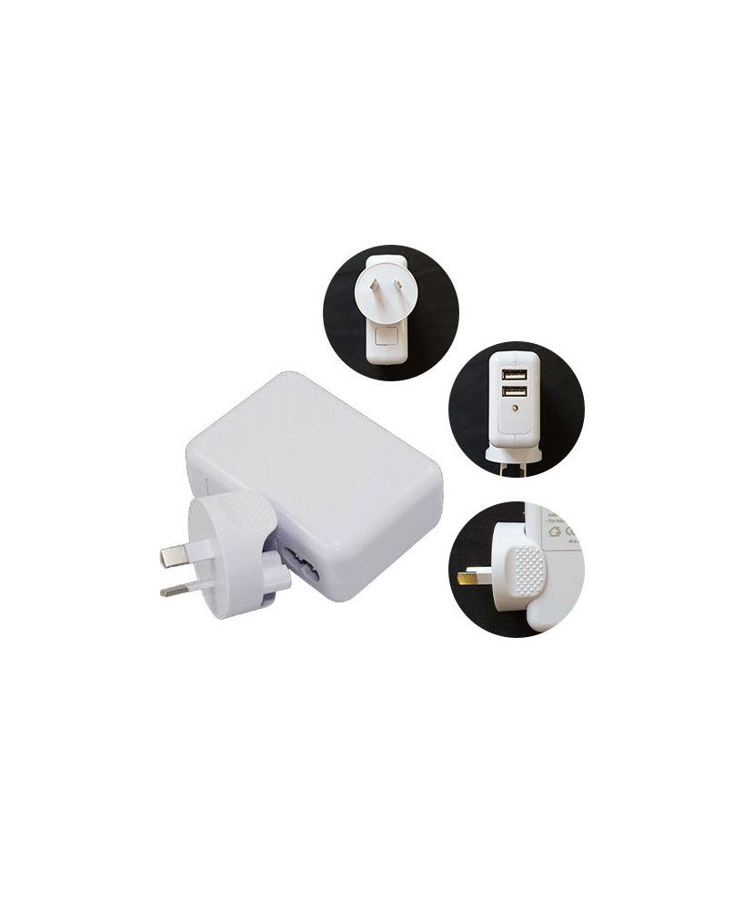 Buy Astrotek AT-USB-PWR-2 USB Travel Wall Charger Power Adapter 