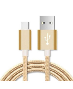 Astrotek 2m Micro USB Data Sync Charger Cable in Gold AT-USBMICROBG-2M