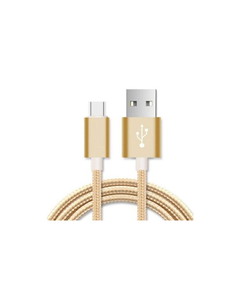 Astrotek 2m Micro USB Data Sync Charger Cable in Gold AT-USBMICROBG-2M