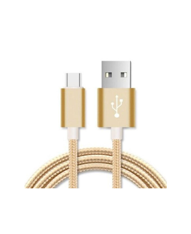 Astrotek 2m Micro USB Data Sync Charger Cable in Gold AT-USBMICROBG-2M