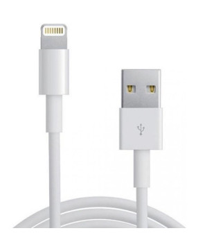 Astrotek 1M USB Lightning Data Sync Charger AT-USB-IP5 in White for iPhone, iPad