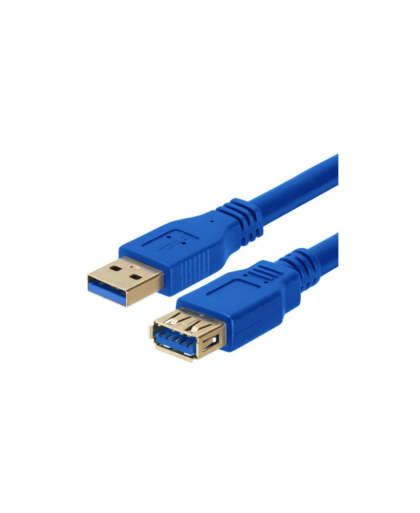 Buy Astrotek 1m USB 3.0 A-Male to A-Female Extension Cable in Blue AT-USB3-AA-1M