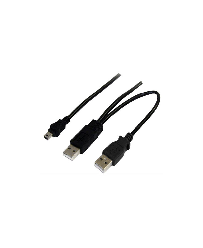 Buy Astrotek 2m 2x USB 2.0 A-Male to USB Mini-B 5-Pin Male Y Splitter Cable AT-USB-AM-AMMBM