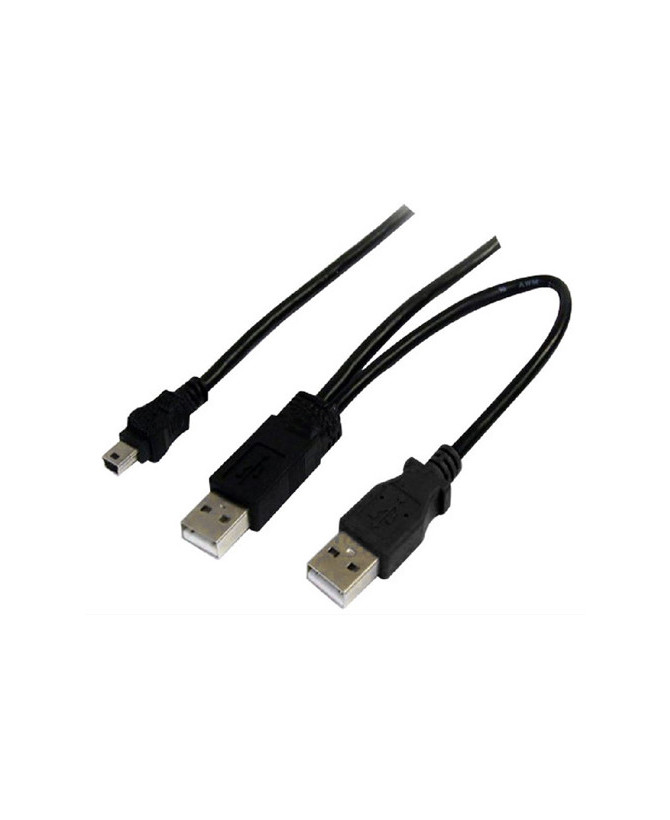 Buy Astrotek 2m 2x USB 2.0 A-Male to USB Mini-B 5-Pin Male Y Splitter Cable AT-USB-AM-AMMBM