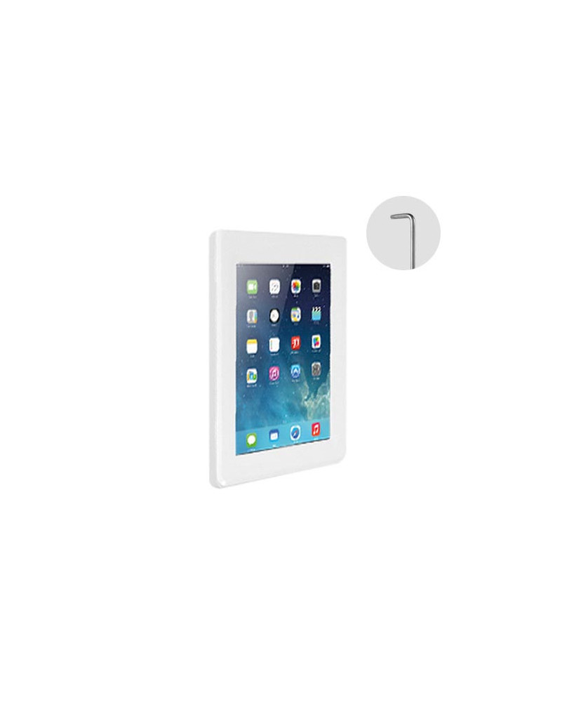 Buy Brateck Plastic Anti-theft Wall Mount Tablet Enclosure in White PAD15-04 for 9.7”-10.1”