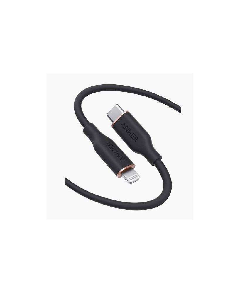 Buy Anker PowerLine III Flow 1.8M USB-C to Lightning Cable A8663H11 in Black for iPhone 13, 13 Pro