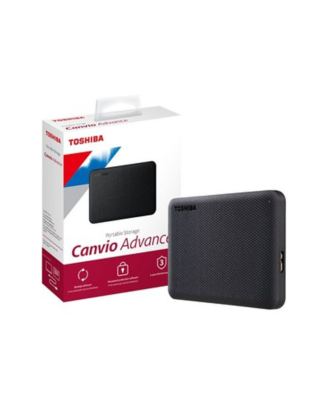 Buy Toshiba Canvio Advance V10 USB 3.0 Portable External HDD in Black HDTCA10AK3AA