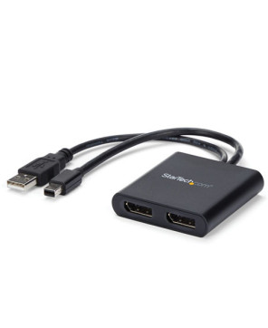 Buy StarTech Mini DisplayPort Male to Dual DisplayPort Female MST Hub MSTMDP122DP